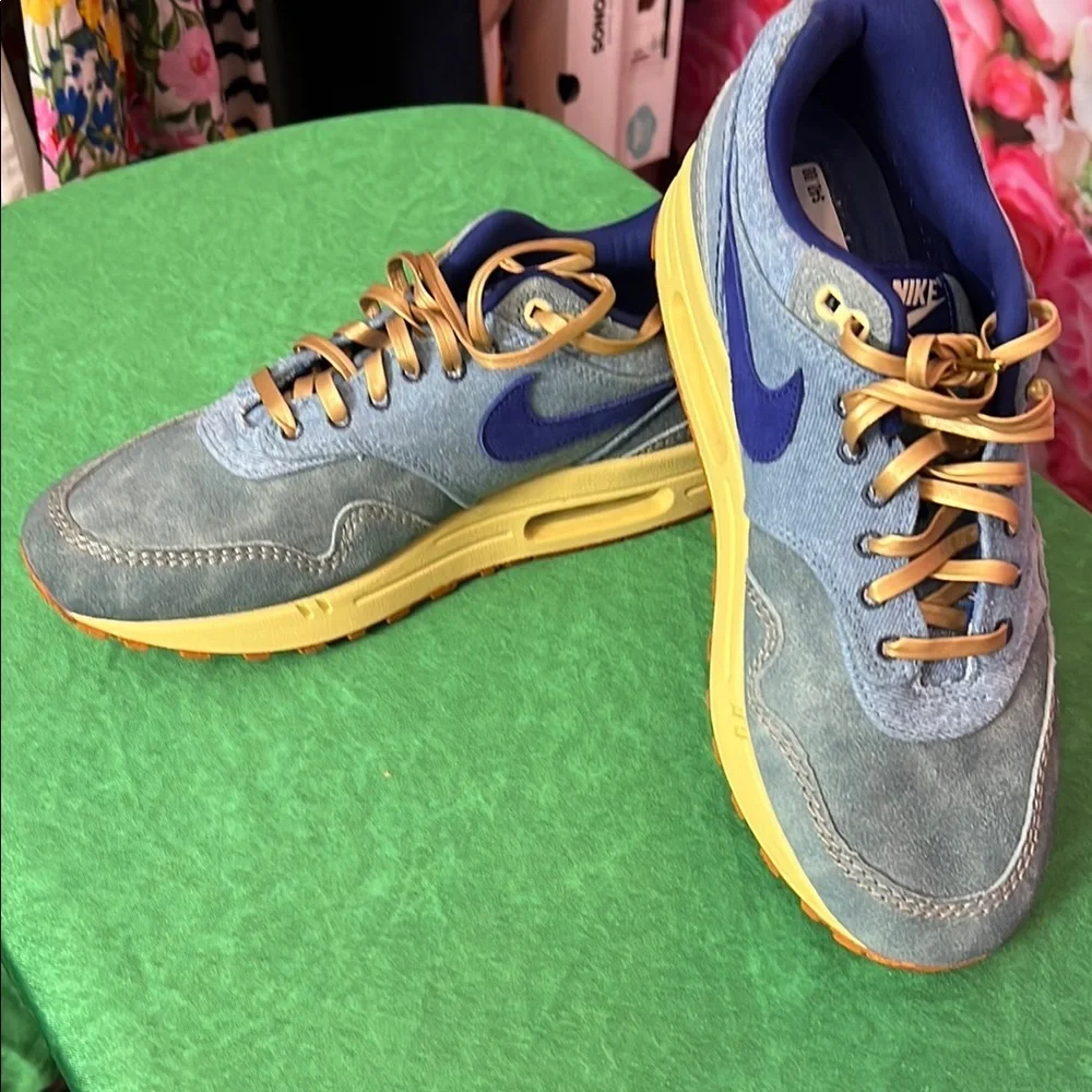 Nike Air Max Dirty Denim 10 Blue and Gold